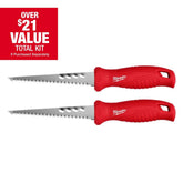 2 Pk  Milwaukee 48-22-0104F Rasping Jab Saw